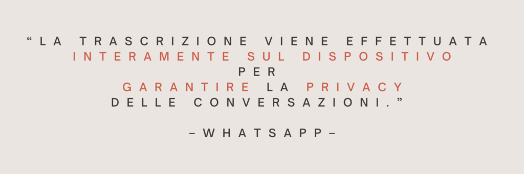 Gadget Tech Italia | WhatsApp trascrizione dei messaggi vocali: come e quando sarà disponibile?