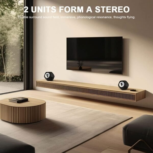 Generic Altoparlante fluido magnetico portatile, suono surround a 360° ad alta fedeltà, altoparlante Bluetooth ferrofluido, decorazione per casa, ufficio, feste, gadget tecnologici, visualizzazione - Image 7