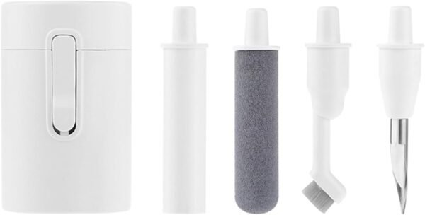 FGDTREE Set di pulizia per gadget elettronici Cleaner con spazzola morbida penna di pulizia riutilizzabile per auricolari telefoni pulizia precisa - Image 8