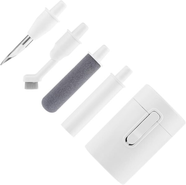 FGDTREE Set di pulizia per gadget elettronici Cleaner con spazzola morbida penna di pulizia riutilizzabile per auricolari telefoni pulizia precisa - Image 4