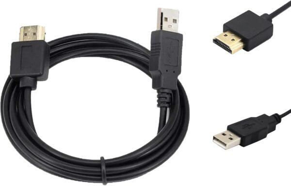 CHIZISX Cavo di ricarica USB stabile, 0,5 m, uso multiplo, da maschio a USB, cavo di ricarica piccolo per hard disk esterni e altri gadget - Image 4