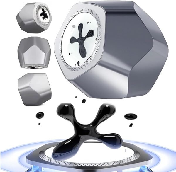 Generic Altoparlante fluido magnetico portatile, suono surround a 360° ad alta fedeltà, altoparlante Bluetooth ferrofluido, decorazione per casa, ufficio, feste, gadget tecnologici, visualizzazione