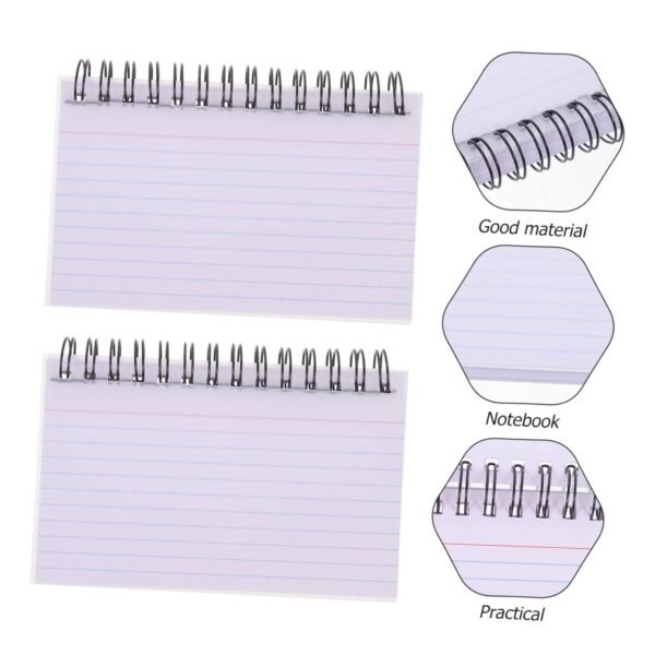 PLAFOPE 2 Pz scheda messaggio portatile notebooks noteboook cuaderno adesivo di carta promemoria blocco note a bobina ispessita fornitura di scrittura blocco note per l'ufficio domestico - Image 3