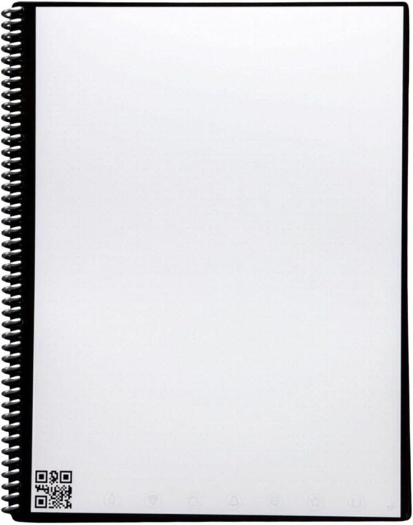 Rocketbook Core Quaderno Appunti Digitale - Riutilizzabile Taccuino Digitali A4 Nero Quaderno A Spirale Puntinato, Block Notes, Penna Cancellabile Pilot Frixion Inclusi, Ufficio Gadget Tecnologici - Image 4