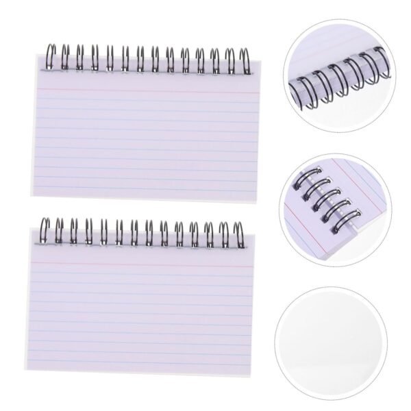 PLAFOPE 2 Pz scheda messaggio portatile notebooks noteboook cuaderno adesivo di carta promemoria blocco note a bobina ispessita fornitura di scrittura blocco note per l'ufficio domestico - Image 2