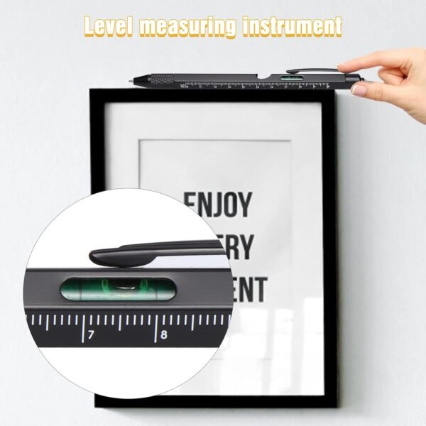 Vinabo Regalo uomo Natale,9 in 1 Penna Multifunzione Idee Natale Originali per Uomini,Divertenti Gadget Tecnologici per Lui, Papà, Collega - Image 7