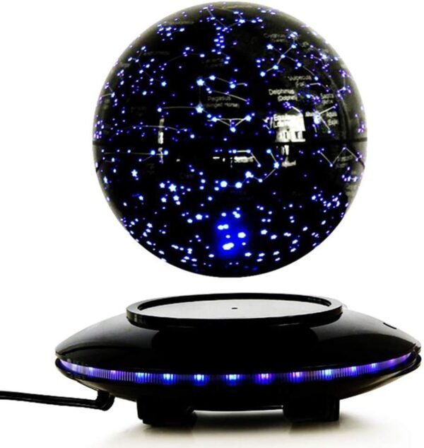 Globo levitante a Forma di C Globo Galleggiante Globi Maglev Mappa del Mondo per insegnare la Decorazione della scrivania di casa e Ufficio Gadget tecnologici Fantastici