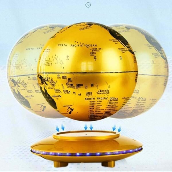 Globo levitante a Forma di C Globo Galleggiante Globi Maglev Mappa del Mondo per insegnare la Decorazione della scrivania di casa e Ufficio Gadget tecnologici Fantastici - Image 4
