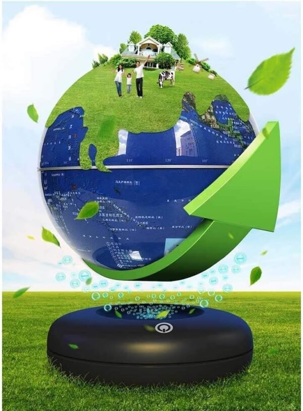 Globo levitante a Forma di C Globo Galleggiante Globi Maglev Mappa del Mondo per insegnare la Decorazione della scrivania di casa e Ufficio Gadget tecnologici Fantastici - Image 5
