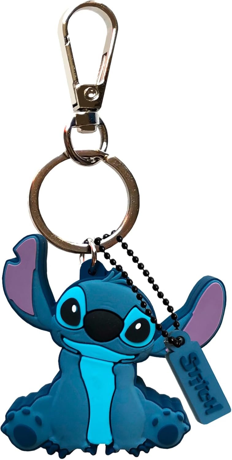WONDEE Stitch Gadget, ( 2 in 1 Simpatica Chiavetta USB 32 gb + Portachiavi Stitch ) - Lilo e Stitch Stitch Bambina, Disney Gadget Originale e Funzionale, Idea Regalo per Adulti e Bambini