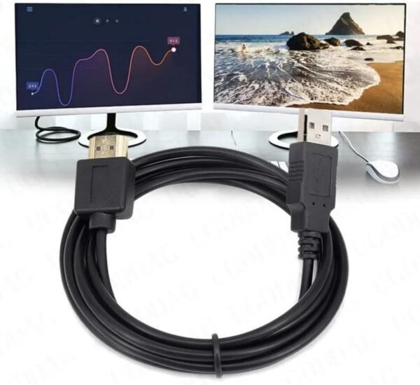 CHIZISX Cavo di ricarica USB stabile, 0,5 m, uso multiplo, da maschio a USB, cavo di ricarica piccolo per hard disk esterni e altri gadget - Image 2