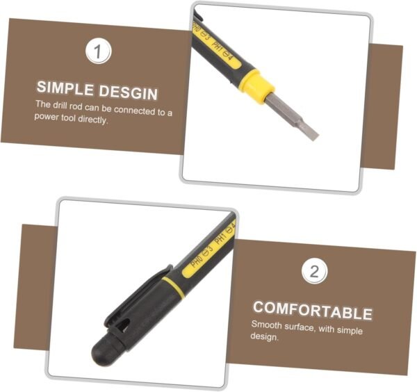 Hemobllo 12 Set Cacciavite Impatto Strumenti Di Riparazione Di Mini Gadget Forniture Per La Riparazione Della Casa Multiutensile Tascabile Accessori Lega Di Alluminio Acciaio - Image 9