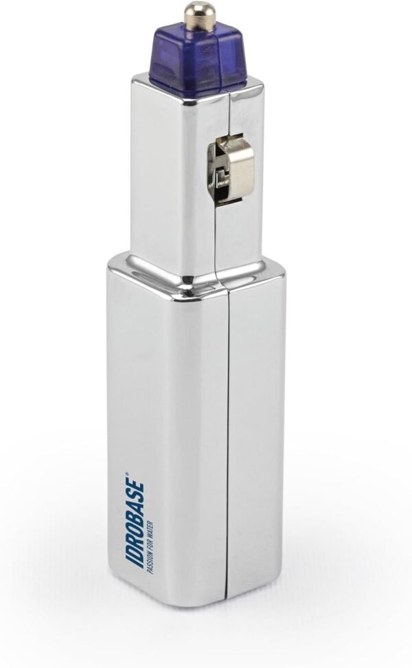 IDROBASE BKM Plug-in, purificatore d’aria 2in1, ionizzatore auto con presa accendisigari. Depuratore auto, air purifier, diffusore auto (accessori auto, gadget auto)