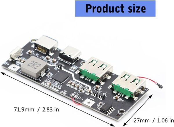 Ldabrye Modulo di carico veloce di carico portatile di 22.5W 5 porte due direzioni per le schede di computer - Image 6