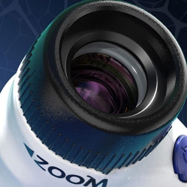 Microscopio portatile, microscopio tascabile,Cool Gadgets Lente d'ingrandimento tascabile per microscopio portatile 60x | Microscopio tascabile per bambini, gadget tecnologici per pelle, capelli, fibr - Image 4