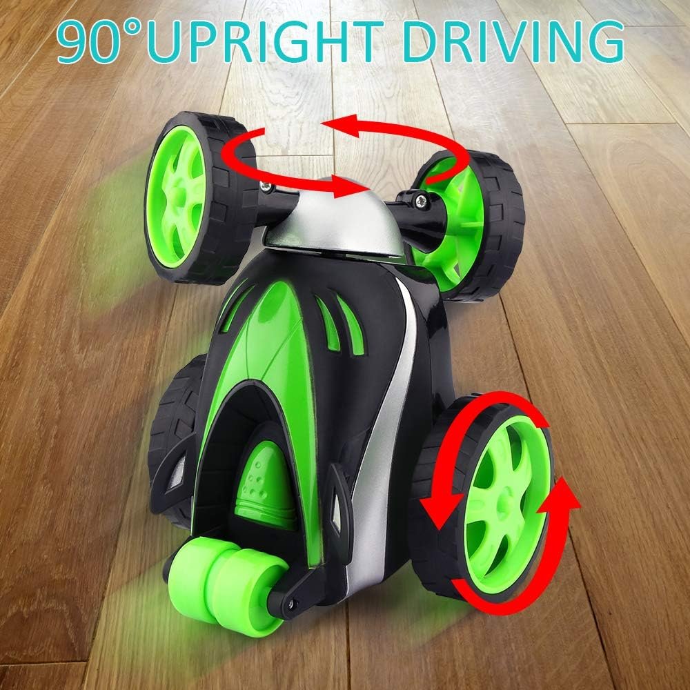 Baztoy Macchina Telecomandata, Giocattoli per Bambini 3 4 5 6 7 8 Anni Mini Auto Radiocomandata 360°Rotazione Macchinina Elettrica Regali Bambina Bambino Giochi Interno Esterno Giardino - Image 3