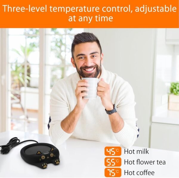 Tazza da caffè con USB, ideale come regalo per la casa, ufficio, gadget da scrivania - Image 4
