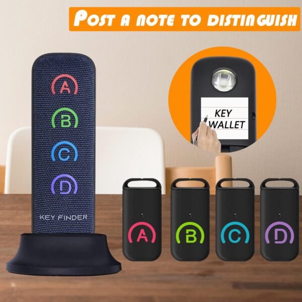JTD Localizzatore remoto Chiavi Trova Chiavi wireless/elemento RF per i portafogli di chiavi di cellulare di Pet,con LED Flashlight - Image 5