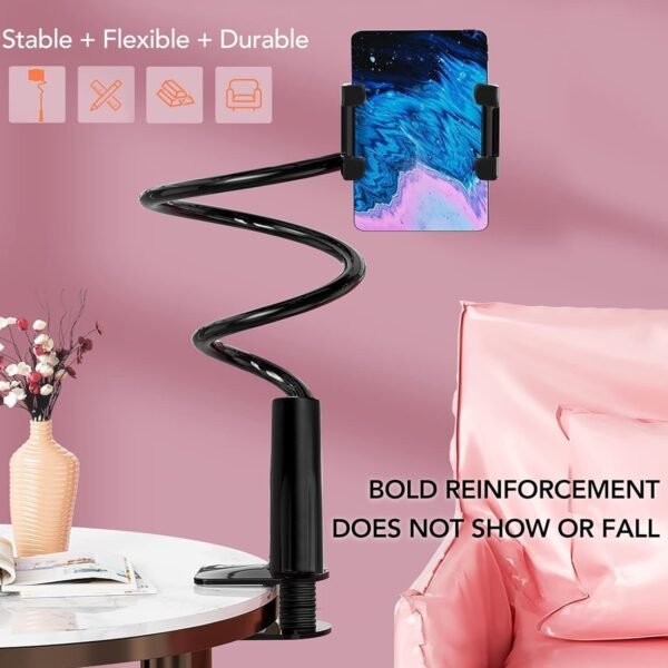 iYInJuan Porta Cellulare da Collo,Supporto Cellulare,Gadget Tecnologici,Regolabile e Flessibile, Supporto a Collo Oca da Scrivania per Cellulare/iPhone Series/Huawei/Google Pixel e Altri Attrezzatura - Image 3