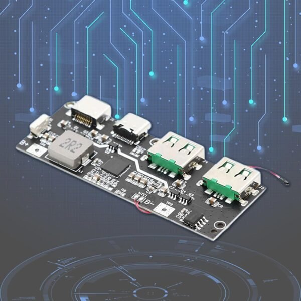 Ldabrye Modulo di carico veloce di carico portatile di 22.5W 5 porte due direzioni per le schede di computer - Image 8
