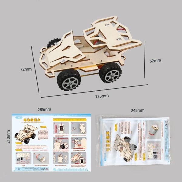 Milageto di modellini di auto di piccole dimensioni, Puzzle per la costruzione di gadget tecnologici, di costruzione di veicoli di costruzione di - Image 2