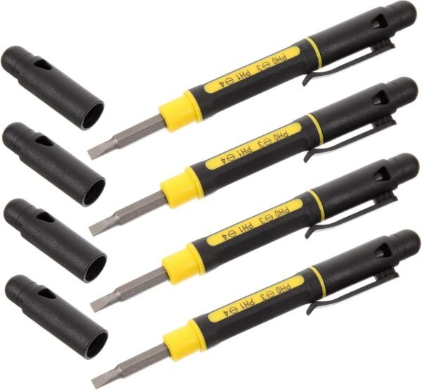 Hemobllo 12 Set Cacciavite Impatto Strumenti Di Riparazione Di Mini Gadget Forniture Per La Riparazione Della Casa Multiutensile Tascabile Accessori Lega Di Alluminio Acciaio