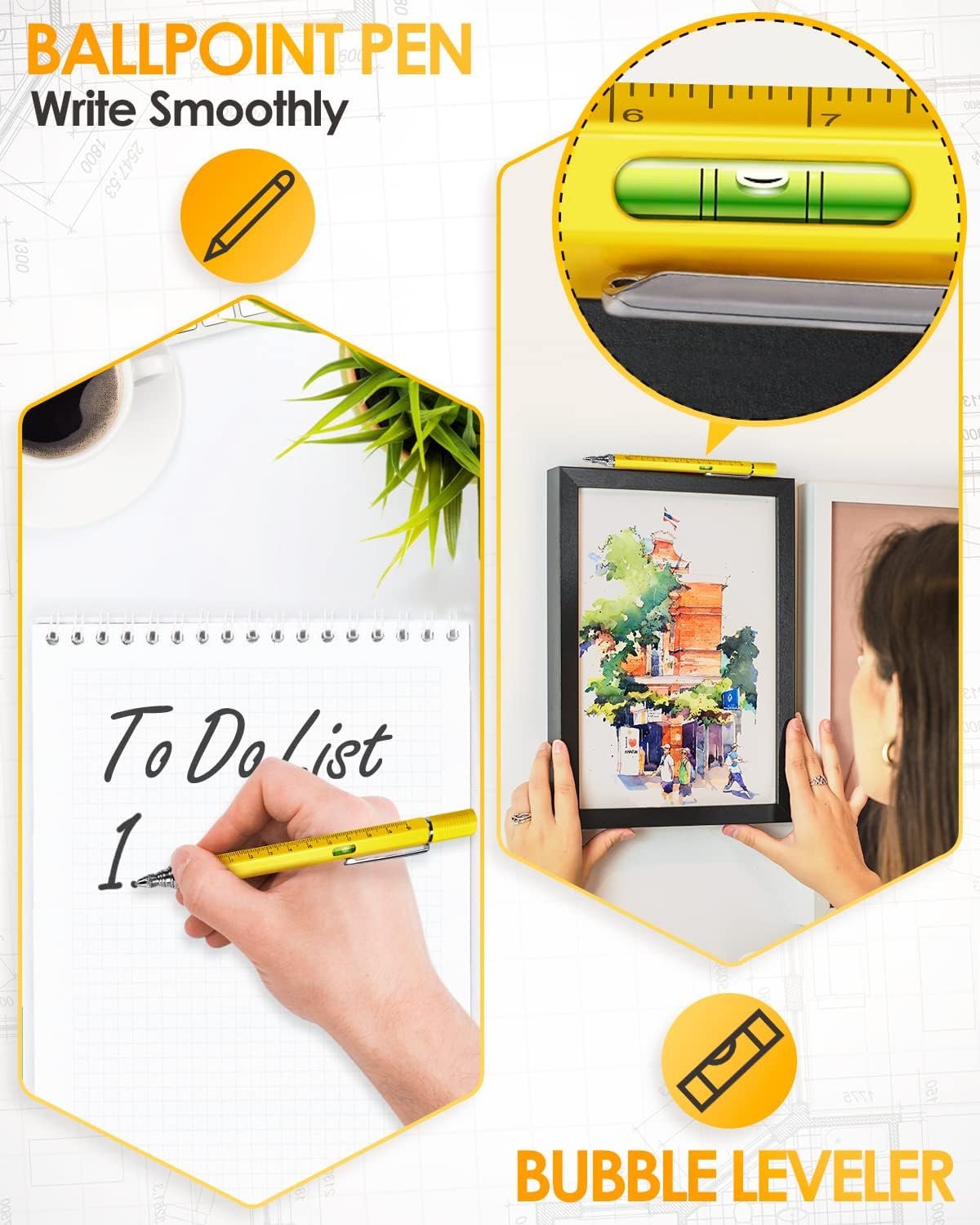 Idee Regalo Uomo Natale Originale - Penna Multifunzione Regali Uomo Papà Donna Natale Compleanno Calendario Avvento Uomo San Valentino per Lui Festa del Papà Originali Utili Gadget Tecnologici Office - Image 5