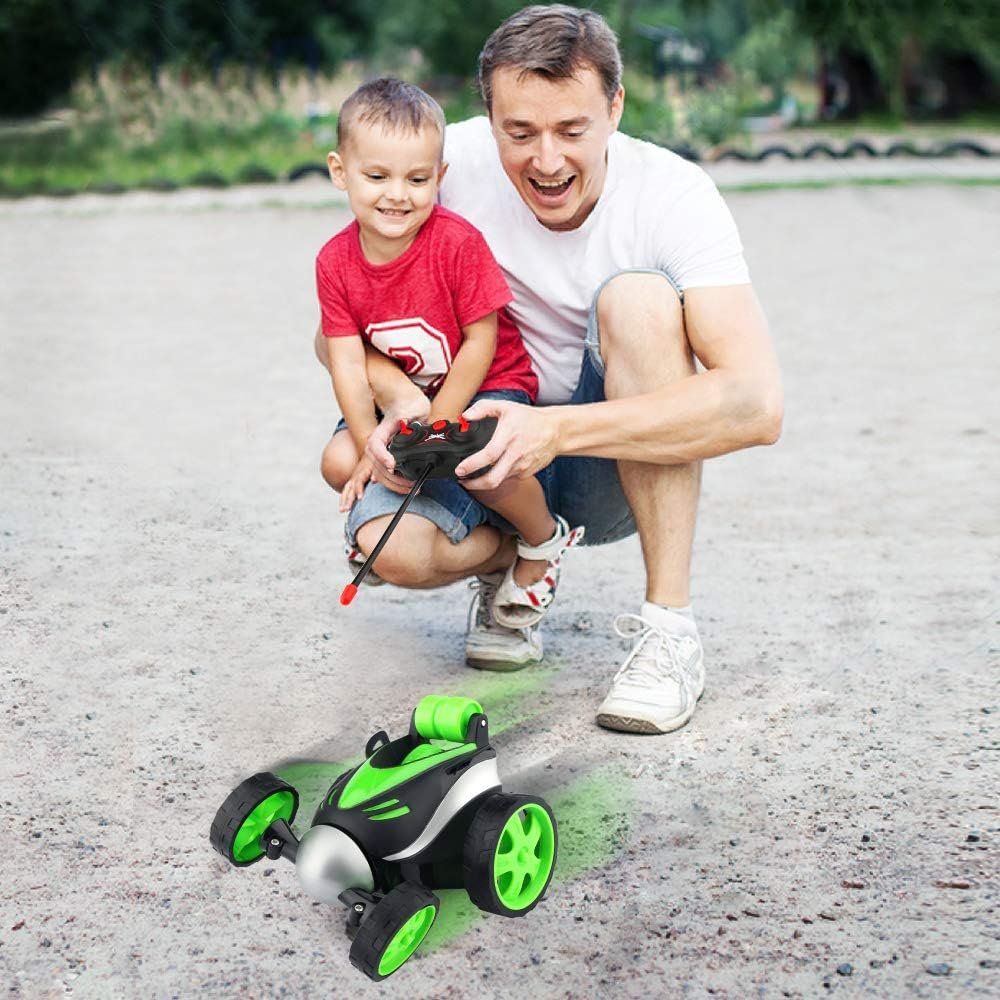 Baztoy Macchina Telecomandata, Giocattoli per Bambini 3 4 5 6 7 8 Anni Mini Auto Radiocomandata 360°Rotazione Macchinina Elettrica Regali Bambina Bambino Giochi Interno Esterno Giardino - Image 4