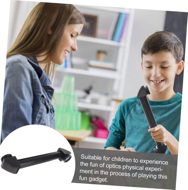 JOINPAYA modello periscopio giocattolo periscopio set da gioco per bambini gadget segreti funlicht swivel puntello di esperimento ottico giocattolo di riflessione della luce plastica Black - Image 5
