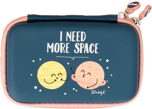 WONDEE Astuccio Mr Wonderful, Regali originali per donna - Custodia per gadget tecnologici, disco rigido da 2,5", caricabatterie, cavi, cuffie, Powerbanks - Mr Wonderful Regali Originali
