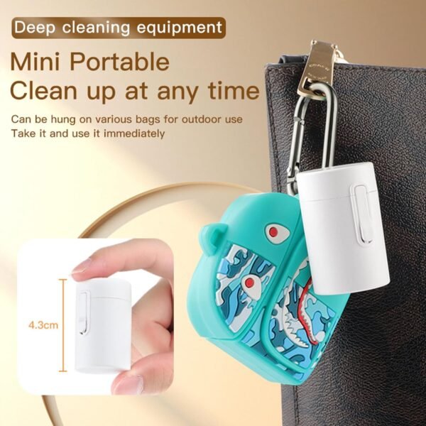 FGDTREE Set di pulizia per gadget elettronici Cleaner con spazzola morbida penna di pulizia riutilizzabile per auricolari telefoni pulizia precisa - Image 5