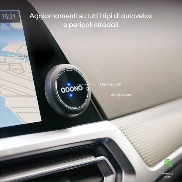 OOONO CO-DRIVER NO1: Avvisi su autovelox e pericoli stradali per auto | Si avvia automaticamente | Funziona in oltre 80 paesi | Nessuno schermo che distrae - Image 4