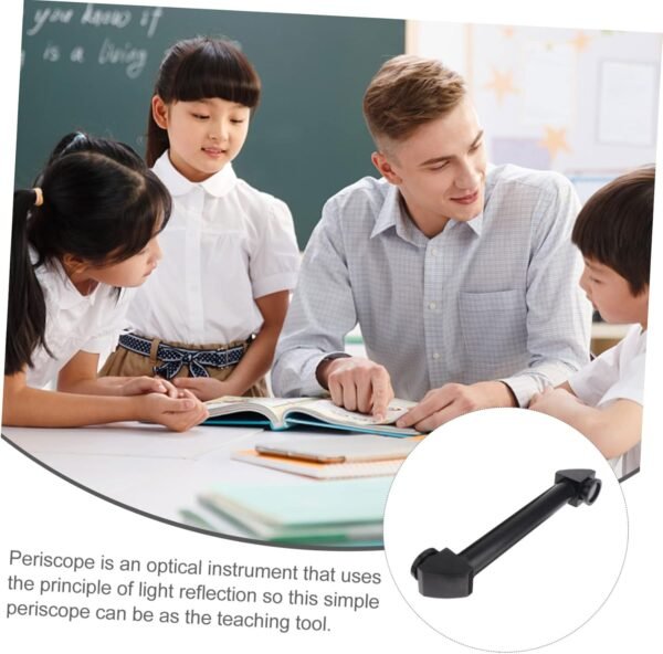 JOINPAYA modello periscopio giocattolo periscopio set da gioco per bambini gadget segreti funlicht swivel puntello di esperimento ottico giocattolo di riflessione della luce plastica Black - Image 2