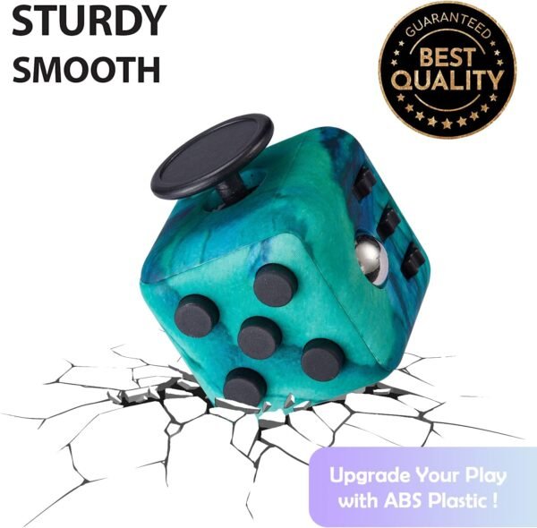 Yetech Verde Fidget Toy Giocattolo per Le Dita Cube Anti-Stress Ansia Relief Giocattoli con 6 Diverse funzioni Passare Il Tempo Ufficio in Aula Regalo per Adulti e Bambini - Image 2