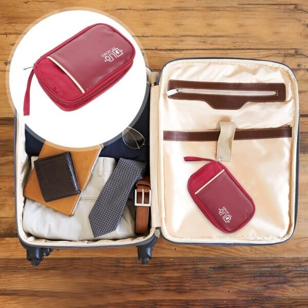 Gadpiparty Borsa Di Stoccaggio Multifunzionale Borsa Organizer Elettronica Accessori Da Viaggio Per Donna Gadget Ad Alta Tecnologia Elettronico Pu Caricabatterie Scatola Portaoggetti Mancare - Image 5