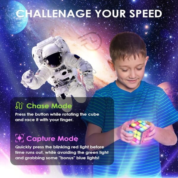 Gioco elettronico portatile - 7 divertenti cubi per il cervello e la memoria, fantastici giochi sensoriali per bambini e bambine - Regali di Natale/Compleanno per bambini di 6-12 anni e oltre - Image 4