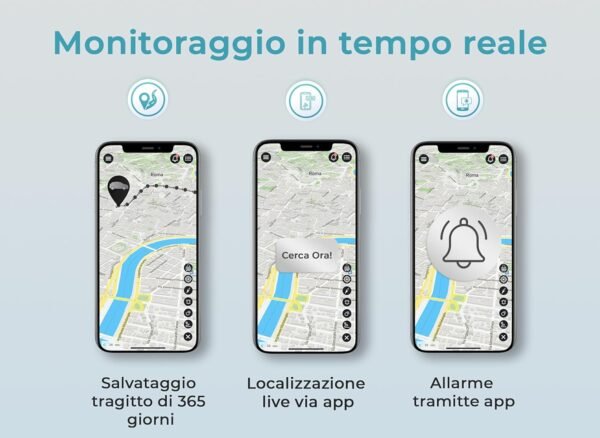Salind 11 - Localizzatore GPS per Auto, Moto, Camion e Altri Veicoli con Allarmi Multipli, Tracker con App, Magnete Potente, Batteria fino a 90 Giorni, Tracciamento in Tempo Reale - Image 2