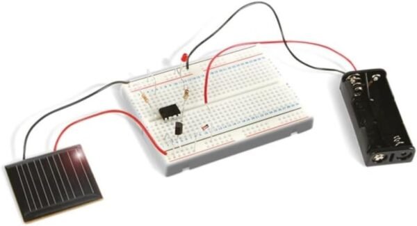 Whadda Kit di sperimentazione educativa, nessuna saldatura richiesta, breadboard, energia solare