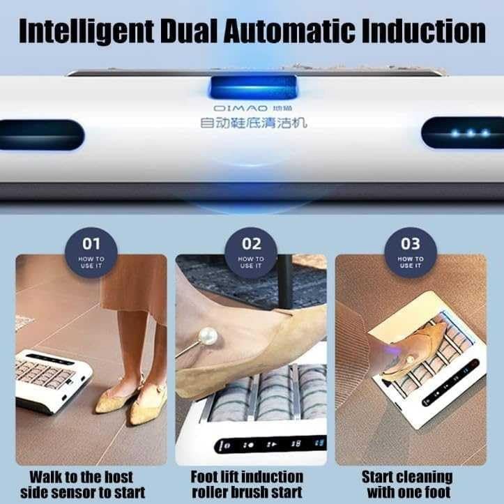 Detergente per scarpe senza acqua, macchina per la pulizia delle suole completamente automatica con lucidatrice a induzione automatica ricaricabile, ideale per casa e ufficio, 260 giri/min - Image 2