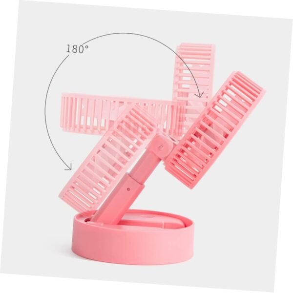 Mobestech Ventilatore Personale Ventilatore Portatile Ricaricabile Ventilatore Da Scrivania Pieghevole Ventilatore Da Portatile Ventola Usb c Viaggiare Ventola Di Ricarica Mini - Image 7