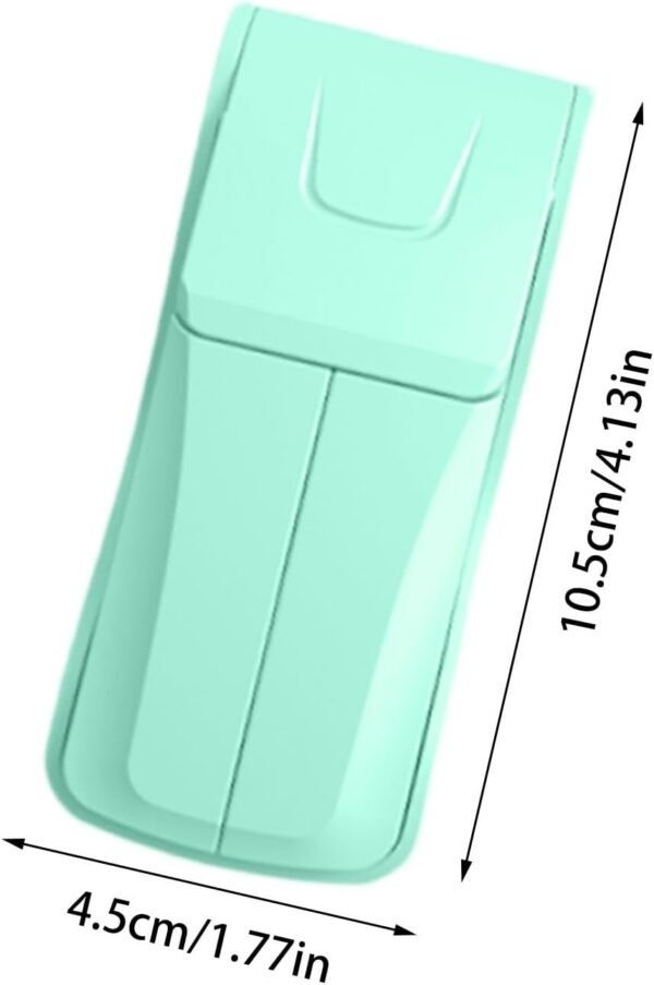 Piccolo ventilatore USB | Ventilatore portatile ricaricabile tramite USB, ventilatore personale con design a testa ventaglio per viaggi ufficio uso esterno - Image 4