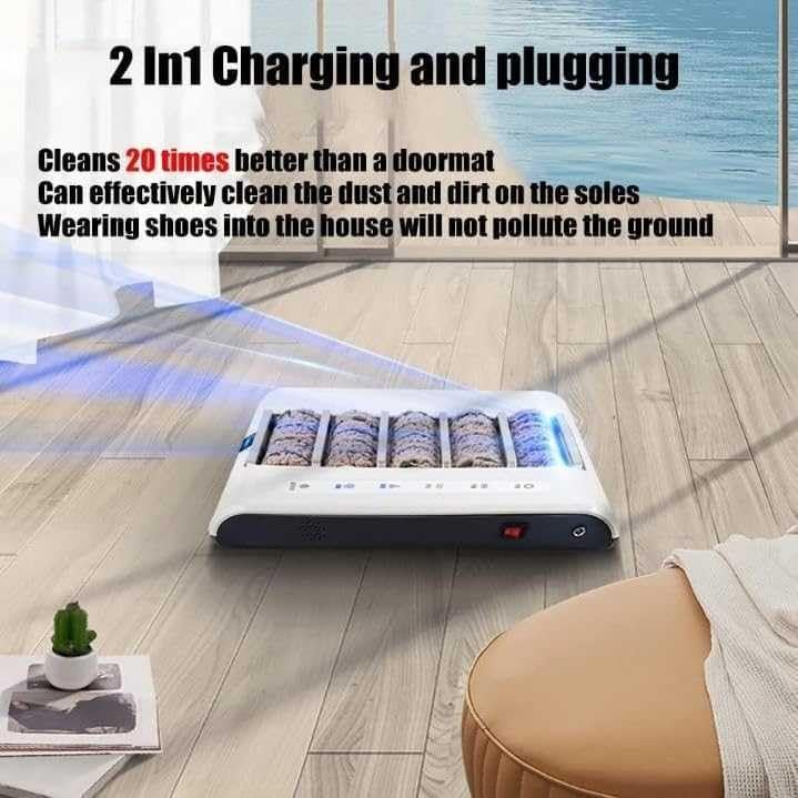 Detergente per scarpe senza acqua, macchina per la pulizia delle suole completamente automatica con lucidatrice a induzione automatica ricaricabile, ideale per casa e ufficio, 260 giri/min - Image 6