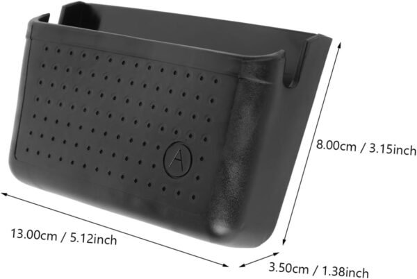 OUNONA organizzatore di auto Il proprietario della macchina Porta cellulare autoadesivo per auto Black - Image 2