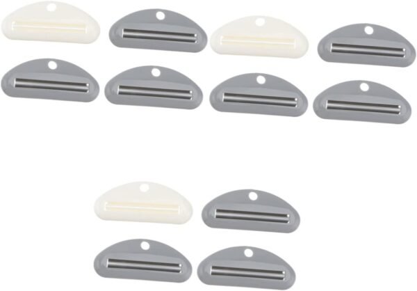 Alipis 12 Pz Spremiagrumi Clip Per Erogatore Di Dentifricio Spremi Dentifricio Spremitubo Rotante Salva Dentifricio Distributore Di Dentifricio Estrusore Tubetto Di Dentifricio