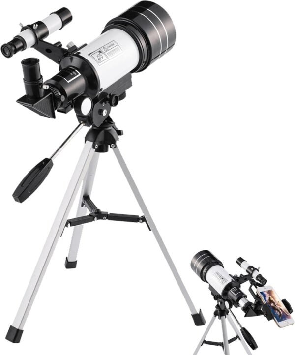 Telescopio per bambini - Telescopio per bambini con rivestimento ad alta trasmissione 10 anni in vetro completamente rivestito ottico,Tecnologia Gadget Moongazing 70 mm Diaframma Idee regalo ragazzi