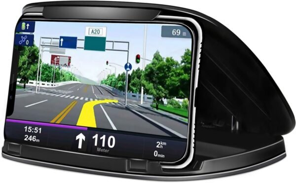MATEIN Porta Cellulare da Auto,Supporto Smartphone per Auto Antiscivolo per Telefoni da 3-6,8 Pollici, Adatto per Samsung,iPhone,Huawei,Xiaomi,One Plus,Sony Xperia e GPS - Nero
