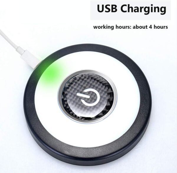 Luce notturna a LED per auto, 3 colori, luce notturna per bagagliaio, lampada da lettura, magnetica, dimmerabile, ricaricabile tramite USB, per auto, camion, armadi, pareti, campeggio - Image 4