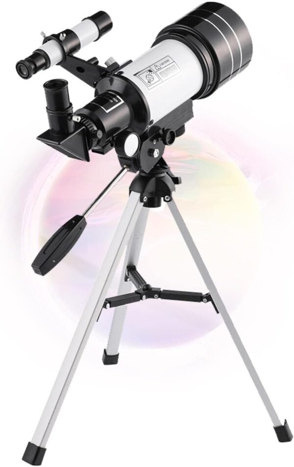 Telescopio per bambini - Telescopio per bambini con rivestimento ad alta trasmissione 10 anni in vetro completamente rivestito ottico,Tecnologia Gadget Moongazing 70 mm Diaframma Idee regalo ragazzi - Image 8