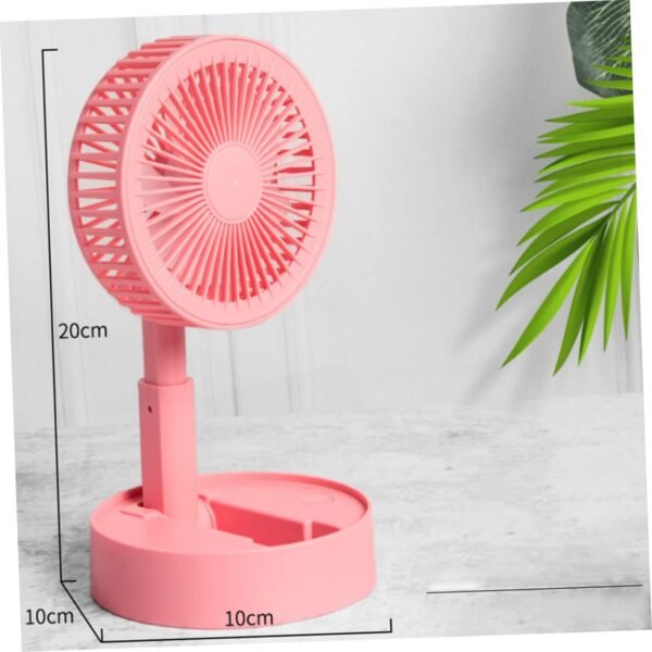 Mobestech Ventilatore Personale Ventilatore Portatile Ricaricabile Ventilatore Da Scrivania Pieghevole Ventilatore Da Portatile Ventola Usb c Viaggiare Ventola Di Ricarica Mini - Image 2