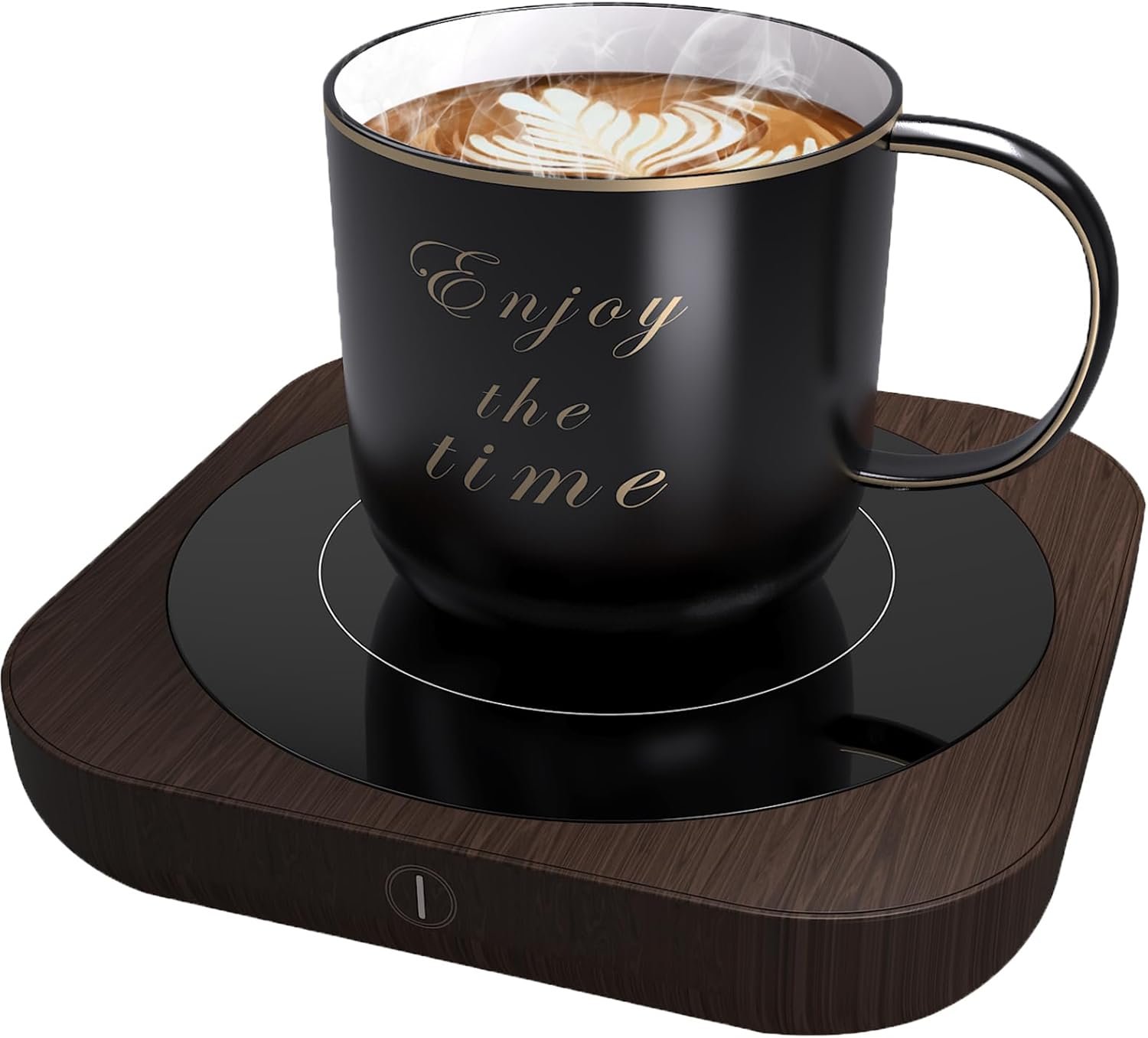 MQFORU Scaldatazze da Caffè Scalda Tazze Scaldabevande Elettrico con Tecnologia Touch 3 Temperature Regolabili (fino a 180 ℉/80 ℃), 4H Spegnimento Automatico Scaldatazze Scalda tè Regalo di Natale